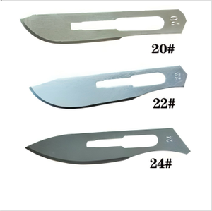 डिस्पोजेबल मिनी सर्जिकल ब्लेड चाकू मैनुअल स्टेरिल स्टेनलेस स्टील टिकाऊ मशीन-संचालित धातु आधार - Product Image 4