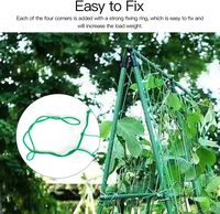 Treillis de jardin de haute qualité pour plantes grimpantes - Filet de plantation en PE pour tomates, concombres, haricots
