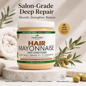 Mascarilla Capilar Reparadora Profunda con Proteína de Huevo y Aceite de Oliva para Cabello Seco y Dañado, 426g, Venta al Por Mayor - Product Image 2