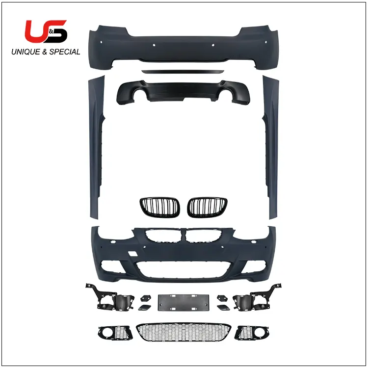 BMW 3 serisi E92 için kullanın (2005-2008) m-tech bodykit grille yan etekler arka tampon ön tampon arka difüzör yükseltme