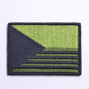 Patches de Bordado Personalizados com Borda Bordada, Termocolantes e com Velcro, com Bordado de Bandeiras Nacionais, para Uniformes Escolares e Uniformes de Equipe - Product Image 5
