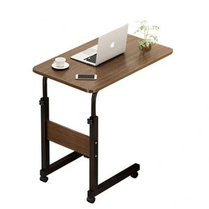 Support pour ordinateur portable, <span class=keywords><strong>table</strong></span> <span class=keywords><strong>de</strong></span> chevet <span class=keywords><strong>mobile</strong></span>, bureau, <span class=keywords><strong>table</strong></span> <span class=keywords><strong>relevable</strong></span>, support <span class=keywords><strong>plateau</strong></span> avec roulettes - Product Image 2