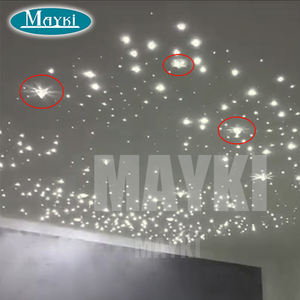 مصدر ضوء الألياف البصرية LED بدرجة حرارة لون 2700K و3000K و4000K، أبيض دافئ، مع تأثير الوميض وتحكم DMX512 لإضاءة النجوم - Product Image 3