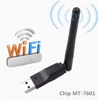 Adaptador de Red Inalámbrico USB Externo Mini, Dongle WiFi Portátil para PC, Laptop, Decodificador, 150Mbps, en Stock