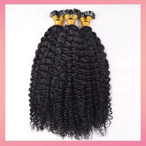 Extensiones <span class=keywords><strong>de</strong></span> Cabello Humano Real <span class=keywords><strong>de</strong></span> Europa, América y África, Punta Plana, Cabello Largo Liso/Rizado para <span class=keywords><strong>Mujer</strong></span>, Se Puede Permanecer y Teñir - Product Image 2