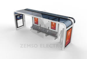 Abay-Bus retire publicitaire pour autobus de bus, avec boîte à lumière, design numérique, station de Bus intelligente, abri, ville - Product Image 3