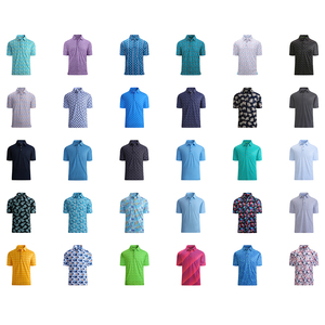 Camiseta Polo de Golf para Hombre, Verano, 90% Poliéster, 10% Elastano, Corte Regular, Secado Rápido, Tejido Elástico en 4 Direcciones, Personalizable con Impresión Completa - Product Image 6