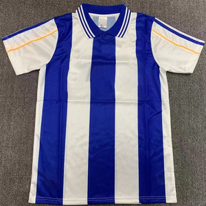 <span class=keywords><strong>Camiseta</strong></span> de Fútbol Retro Clásica Conmemorativa del Deportivo de La Coruña 1999/00, Bordada e Impresa, Personalizada, de Alta Calidad - Product Image 1