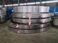 Services de forgeage pour anneaux et brides forgés laminés sans soudure, en acier et acier allié C45 42CrMo, pour roulements d'orientation industriels, fabrication OEM