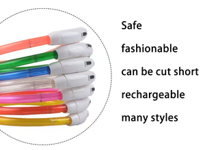 Coleira LED RGB para Animais de Estimação - Colar Brilhante à Prova d'Água Recarregável via USB-C para Cães e Gatos - Product Image 3