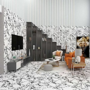 Dalle de pierre de quartz, marbre, granit ou pierre frittée polie de 1200x2400mm, design moderne personnalisé, pour <span class=keywords><strong>lieux</strong></span> commerciaux et villas - Product Image 5