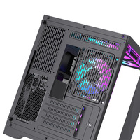 Full Tower ATX Gaming Computer Cases Towers Wholesales Tempered Glass Gaming Cabinet for PC Case With Display Screen