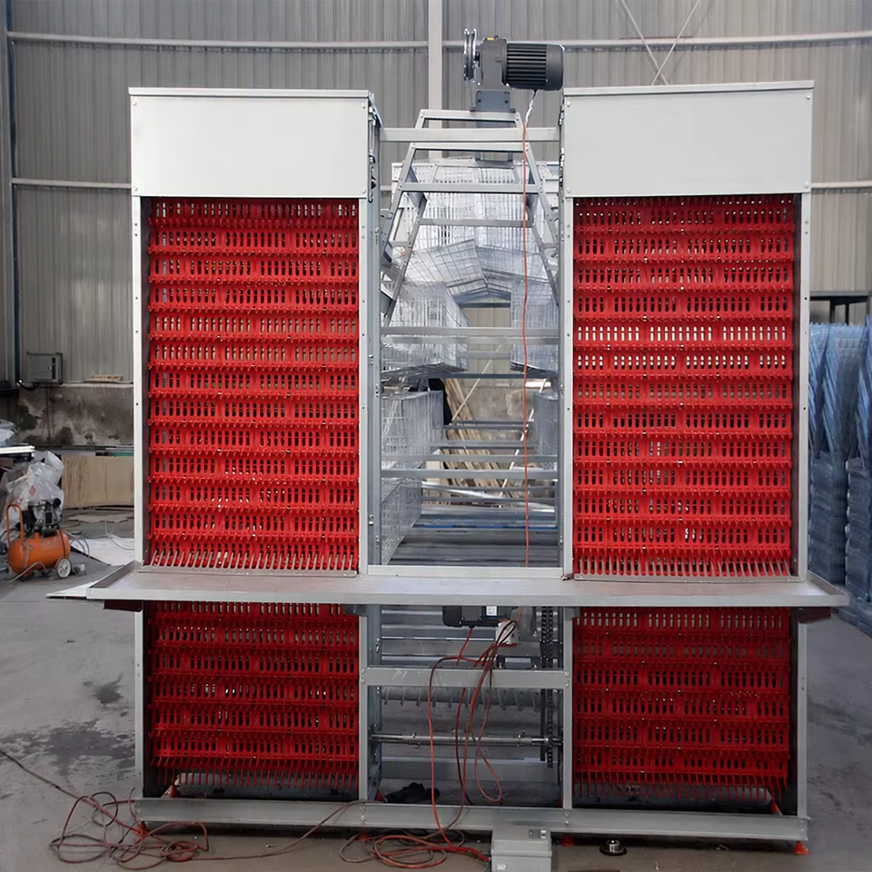 Broiler Chicken H Cage Chicken Farming Equipment Poultry Cages for ...