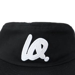 Tùy chỉnh cá nhân thêu logo thương hiệu vòm phẳng vành mũ màu đen tinh khiết bông giản dị chất lượng cao bát pillbox mũ - Product Image 6