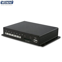 Boîtier de lecteur multimédia numérique programmable MPC1005 avec boutons, lecture automatique, optique, coaxial, RS232, 1080P, GPIO, USB, décodeur vidéo H264