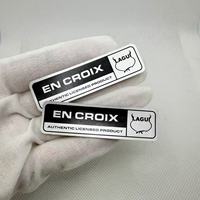 Badge logo personnalisé en TPU avec support à coudre pour vestes en jean, vêtements de travail, uniformes, sacs à dos, casquettes et décoration vestimentaire