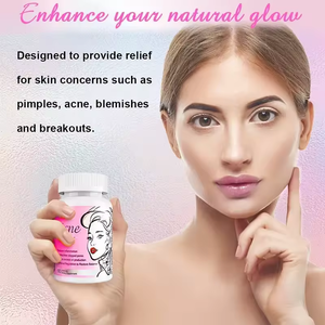 Suplemen Jerawat Populer Perawatan Kulit Kapsul Pembersih Jerawat Vegan Kapsul Jerawat untuk Kulit Berminyak Mencerahkan Kulit <span class=keywords><strong>Melanin</strong></span> Kapsul Pemutih Kulit - Product Image 2