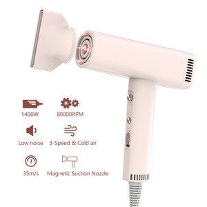 Secador de Pelo Iónico Negativo de 1500W con Potente Motor BLDC de 110,000 RPM, Secador de Pelo de Plástico Personalizado para Hoteles, Ideal para Viajes - Product Image 5