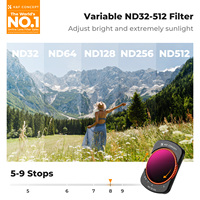 Filtro Magnético Variable ND2-32 ND32-512 de K&F Concept, Compatible con DJI Osmo Pocket 3, Filtros de Densidad Neutra con Fijación Magnética