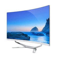 Nouvel ordinateur de jeu puissant 24 27 pouces incurvé 1K AIO PC, processeur I3 I5 I7, ordinateurs tout-en-un pour le divertissement à domicile