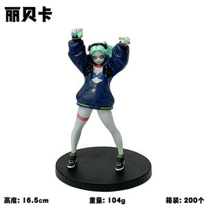 17-22CM <span class=keywords><strong>Cyberpunk</strong></span> dessin animé japonais grande Figurine jouet modèle Collection modèle poupée cadeau Anime Figure - Product Image 4