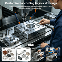 Composants CNC de précision d'origine usine, modélisation par dessin, raccords mécaniques sur mesure de haute précision