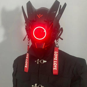 <span class=keywords><strong>Masque</strong></span> d'Halloween Cyberpunk pour hommes avec application Bluetooth Nouvelle version - Product Image 3