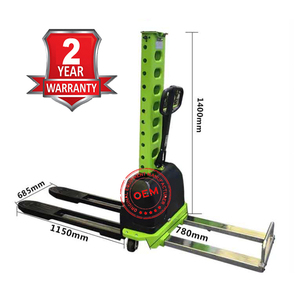 Portable Self-Loading Stacker SES-500/350. Portable Self Loading Pallet Stacker-SAFERLIFTS - Product Image 1