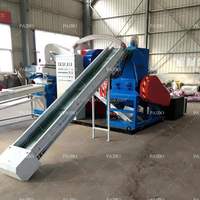 Machine de granulation automatique de fil de cuivre avec moteur et engrenages, taux de séparation de 99,98 %, ligne de recyclage de câbles usagés