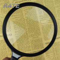 130mm Lens Soft Handle Magnifying Glass MG89080 2.5X Big Size Outdoor Insect Observe Handheld Magnifier