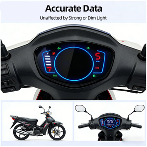 Velocímetro Digital LCD para Motocicleta Yamaha LC135 V1 Crypton 110 - Product Image 3