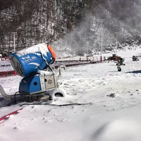 Máquina de Nieve de Alto Rendimiento para Estaciones de Esquí, Bajo Consumo de Energía, Pistola de Nieve Comercial, Máquina Inteligente para Hacer Nieve, Cañón de Nieve Grande