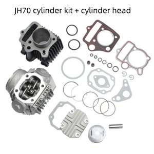 Kit de Cilindro JH70 ATC70 CT70 TRX70 CRF70 XR70, Pistón de Aleación de Aluminio Plateado, Repuestos para Motocicleta - Product Image 2
