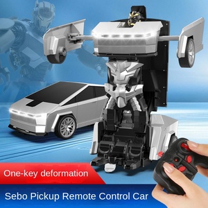 LASIVE Giocattoli 1:18 Telecomando di deformazione per <span class=keywords><strong>Auto</strong></span> <span class=keywords><strong>RC</strong></span> Una Chiave di Deformazione Robot Elettrico di Simulazione <span class=keywords><strong>Auto</strong></span> Modello di <span class=keywords><strong>Auto</strong></span> da Corsa per i Bambini - Product Image 2