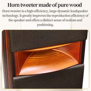 WZ-1000F tầng Loa tháp Loa trường hợp bằng gỗ thụ động non-pin lossless - Product Image 4