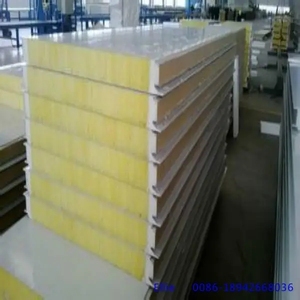 Système de mur-rideau sandwich en laine de roche/verre métallique, modèle de prévention des incendies, réduction du bruit et isolation acoustique - Product Image 3