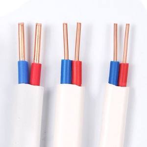 Werkseitig doppelter PVC-isolierter Draht 2 3-adrig 0,75mm 1mm 1,5mm 2,5mm 4mm 6mm 10mm flaches Netz kabel Elektrokabel - Product Image 2