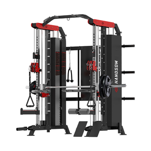 Multi-Functional Commercial Smith Machine Cable <b>Rack</b> Cable Crossover Exercise Stainless Steel HANDSOM HS-6820 140kg <b>Weight</b> Stack - Product Image 1