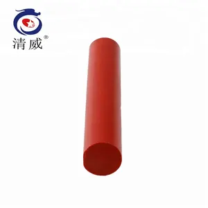 Customizable red hard silicone rods and rubber stick