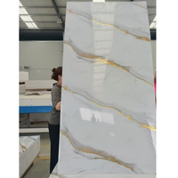Panneau Mural PVC à Effet Marbre en Feuille Plastique UV Décorative, Disponible en Divers Coloris et Designs, à Bas Prix
