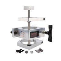 Hongyang - Pince réglable argentée de 80 mm de diamètre, support réglable simple/multi-couches de 80 mm pour broches rondes