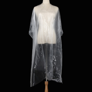 Capa de peluquería transparente resistente al agua, 120x160cm, para teñir el cabello, permanente, champú, tamaño extra grande - Product Image 1