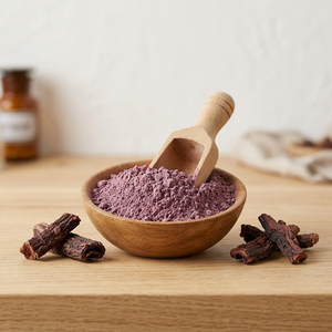 Fabricante de polvo de raíz de Ratanjyot de la India para un acondicionamiento profundo del cabello - Product Image 1