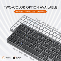 Keyboard Nirkabel BT Slim Portabel Bahan ABS untuk Tablet, Plug and Play, Antarmuka USB Type-C, Kompatibel
