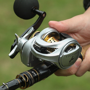 รอกเบทคาสติ้ง <span class=keywords><strong>LINNHUE</strong></span> OEM TDC2000 ระบบเบรกคู่แบบนุ่มนวล แรงต้านสูงสุด 16 กก. รอกเบทคาสติ้งแบบโปรไฟล์ต่ำ - Product Image 4