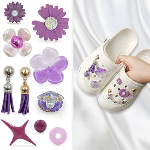 Accessoires de décoration pour chaussures en ABS de haute qualité, breloques en <span class=keywords><strong>plastique</strong></span> pour sabots, vente chaude, accessoires de plage DIY, décorations élégantes pour <span class=keywords><strong>Crocs</strong></span> - Product Image 2