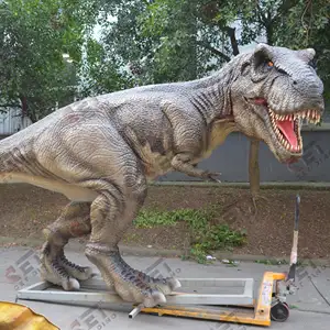 Dinosaure robotique artificiel réaliste, modèles animatroniques avec son parc de dinosaures Jurassic