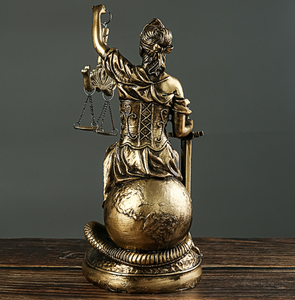 Escultura de Resina de Alta Calidad al Mejor Precio, Escultura Humana para Hotel, Escultura Personalizada de la Diosa Griega de la Riqueza para el Hogar - Product Image 3
