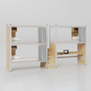 Nouveau design de <span class=keywords><strong>lit</strong></span> <span class=keywords><strong>superposé</strong></span> double en métal <span class=keywords><strong>rideau</strong></span> de <span class=keywords><strong>lit</strong></span> <span class=keywords><strong>superposé</strong></span> à étage pour auberge de jeunesse hôtel <span class=keywords><strong>lit</strong></span> capsule à taille unique - Product Image 6