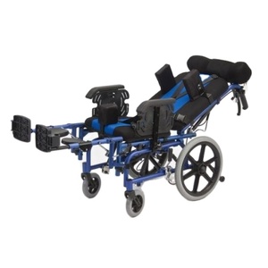 Fauteuil roulant léger pour enfants Paralysie cérébrale de bonne qualité pliable en aluminium de l'usine CE OEM pour le voyage - Product Image 4